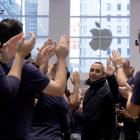 Apple Inc becomes the world’s first  $US1 trillion ($NZ1.48 trillion) company. Photo: Reuters
