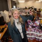 iD Dunedin Fashion Week Committee chairwoman and Otago Polytechnic lecturer Margo Barton shows...