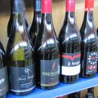 Central Otago wines on the shelves. Photo: Pam Jones.