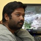 Dunedin web developer Midhun Sankar checks flood conditions in his home state of Kerala in...