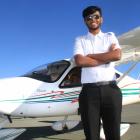 Rohit Ramesh (18), of Doha, Qatar, flew a plane for the first time this week. He is the first...