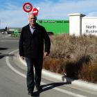 Tony Spivey, of Oamaru's Spivey Real Estate, at the North Oamaru Business Park, where Apex...