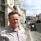 Bruce Blackie outside his Harbour St business last year.
