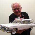 Otago branch of the New Zealand Model Vehicle Club secretary Eric Brockie, of Dunedin, inspects a...