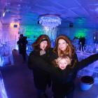  Jayden King, Sonya King and Zediah Kingcheck out the Below Zero Ice Bar in Queenstown. PHOTO:...