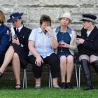 Front-line police officers and administrative staff Sue Pennycook (left), Senior Constable Carrie...