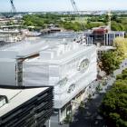 An artist's impression of the new University of Otago building to be built in Christchurch. IMAGE...