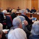 The Waitaki District Council chambers were full for a public forum, presentation and councillor...