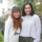 Lending support, friends Evonne Wang and Mereana Goodman. Photo supplied.