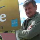 Lawrence-Tuapeka Community Board member Geoff Davidson, pictured beside the South Otago town’s...