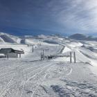 Almost a metre of snow has allowed the Cardrona Alpine Resort to open for an early weekend. PHOTO...