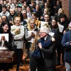 A good crowd turned out to farewell Prof Mark Henaghan at the University of Otago today.