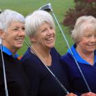 The Mills sisters Karen Devlin (60, left), Jan Stringer (62) and Sally Marsh (64), all of Oamaru,...