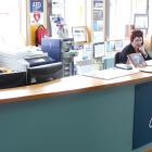 Balclutha iSITE information officer Victoria Perrior (left) and team leader Angela Anderson staff...