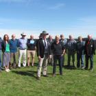 Members of the NZ Ploughing Association executive team and Rakaia Ploughing Association members...
