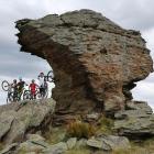 Central Otago mountainbikers (from left) Ben Wearing, Thomas Begg, Cam Moir and Felix Schaap...