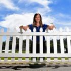 Otago Cricket Association marketing, sponsorship and events manager Sarah Rose shows off a...