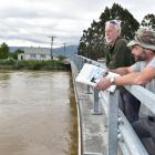 Henley residents Allan Innes (left) and Jay MacLean have been battling the Otago Regional Council...