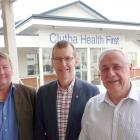 Clutha Health First operators (from left) Clutha Health Incorporated chairman Hamish Anderson,...