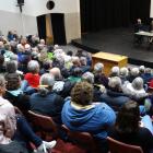 About 180 people attended a meeting at the Waitaki Boys’ High School auditorium on Wednesday to...