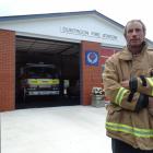 Duntroon Volunteer Fire Brigade Chief Fire Officer David Eckhardt outside the Duntroon Fire...