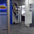 A notice yesterday at Payless Energy's Dunedin office explains to customers how "funding...