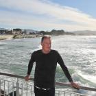 Prof Doug Booth at St Clair, a beach that has changed with the times and will do so again. Photo:...