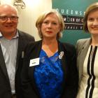 (From left) Queenstown Chamber of Commerce chairman Craig Douglas, chief executive Ann Lockhart...
