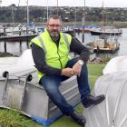 Otago Regional Council harbourmaster Steve Rushbrook sits at the Otago Yacht Club. PHOTO: STEPHEN...