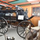 James Mitchell’s horse-drawn hearse. Photo: Gregor Richardson