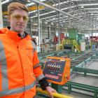Calder Stewart assistant project engineer Luke Baines is looking forward to welcoming Tokomairiro...