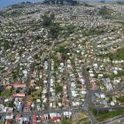 Prices are up and sales down around Dunedin. Pictured: the suburb of Corstorphine, looking...