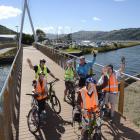 Dunedin 60+ Group members (clockwise from front:) John Jensen, Betty Finnie, Bill Howell, Pauline...