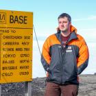 Spending Christmas Day at Scott Base, in the Antarctic, is telecommunications engineer Adam...