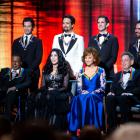 2018 Kennedy Center honorees, back row from left, the co-creators of "Hamilton," Thomas Kail, Lin...