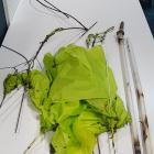 The remains of the umbrella that caused a power cut to most of Alexandra on January 15. Photo:...