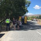 Emergency services were called to a crash near Alexandra this afternoon. Photo: Pam Jones