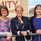 Amity Health Centre Practice Nurse Anna Boyd, Dr Susie Lawless and Practice Manager Catherine...