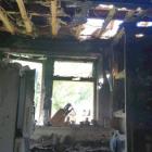 Paniora Calvert’s fire-damaged home. Photo: Supplied