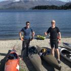 Father and son Linden (left) and Simon Brackstone, of Queenstown, will take on the two-day...