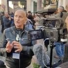 Dr Murray Heasley speaks to media while in Rome this week, during a major gathering of bishops...