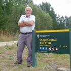 Vincent councillor James Armstrong is concerned about the Otago Central Rail Trail crossing at...