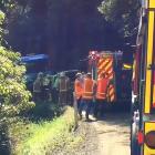 A rescue helicopter has been dispatched to a two-vehicle crash near Waipori Falls this afternoon. Photo: Gregor Richardson