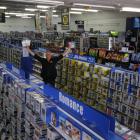 South City United Video Store, which owner Daryle Blackler claims is the biggest in New Zealand....