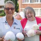 Southland Hospital Breast Care Nurse Hazel Sycamore with Sandra Sparrow