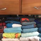 One of my clothes drawers post Marie Marie Kondoing. Photos: Gina Dempster 