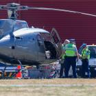 Queenstown Airport police and management were called to help settle a civil dispute at the Heli...