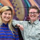 Dunedin Pride Inc contact officer Tanya Findlater (left) and OUSA Student Support senior advocate...
