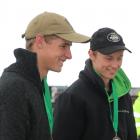 Aorangi Junior FMG Young Farmer of the Year winners Patrick Foley-Smith (left) and Jacob Price....
