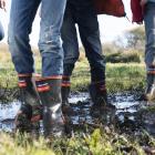 Red Band gumboots by rubber product manufacturer Skellerup.PHOTO: SUPPLIED